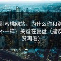 同样刷蜜桃网站，为什么你和别人看到的不一样？关键在复盘（建议先点赞再看）